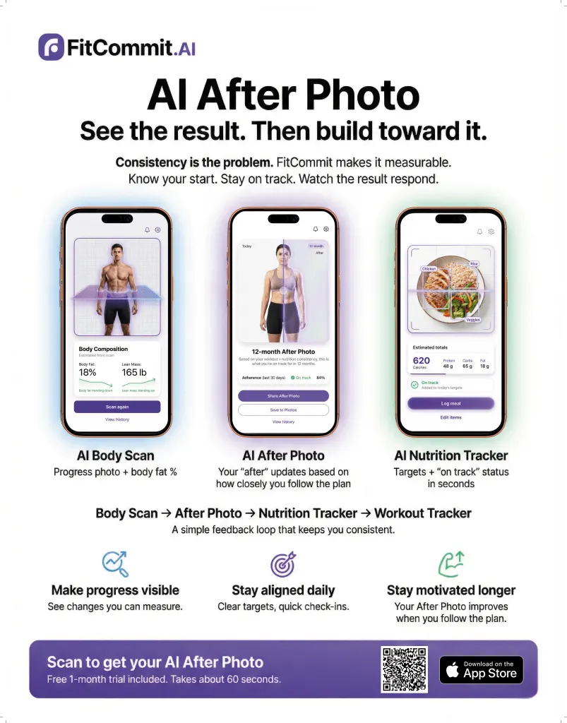 FitCommit AI product screenshot