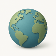 Indie World Map Logo