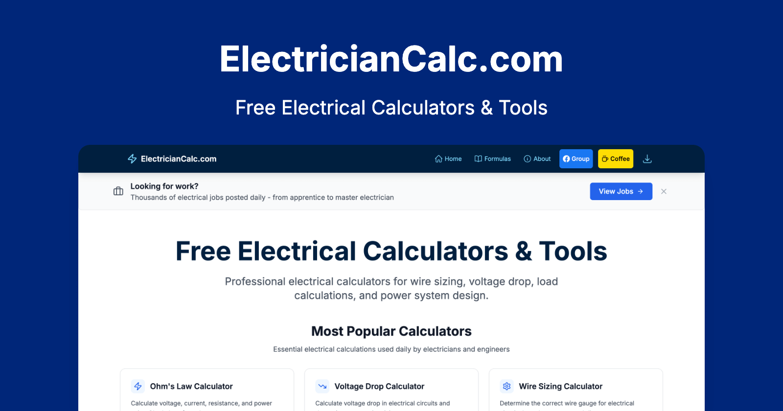 ElectricianCalc - Product Image