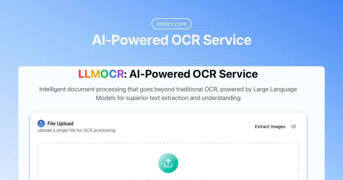 LLMOCR - Product Image
