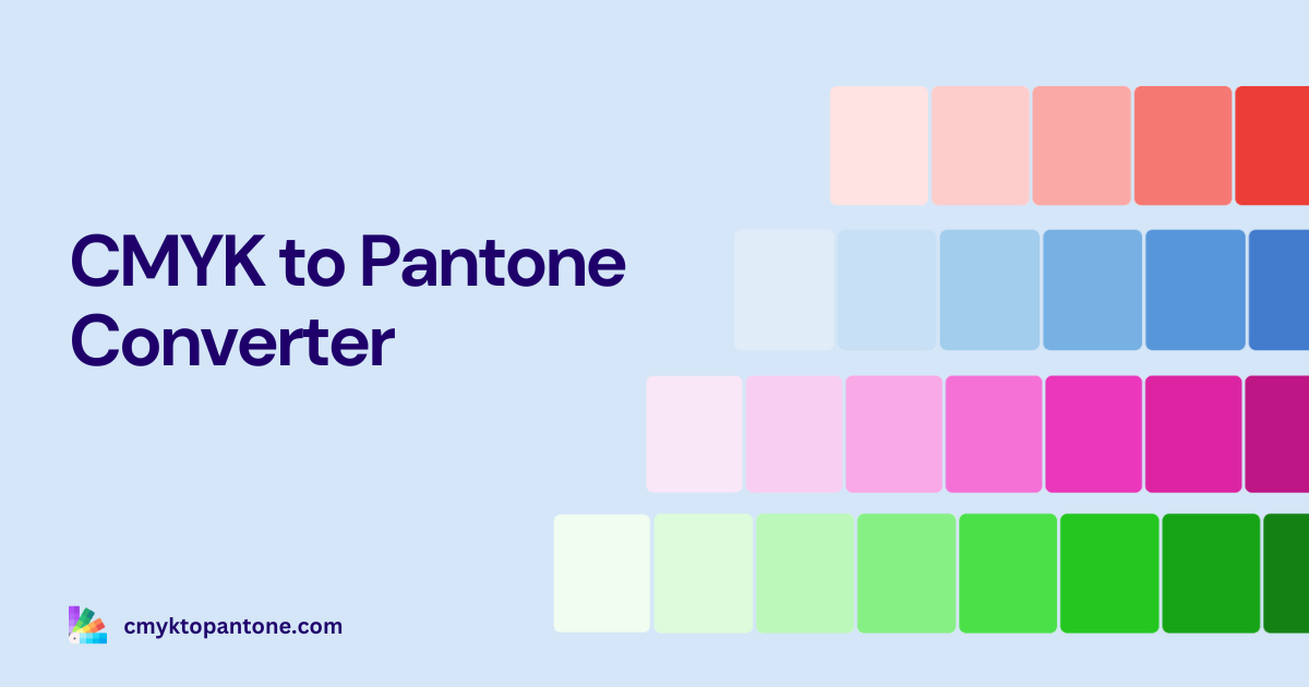 CMYK to Pantone Converter - Product Image