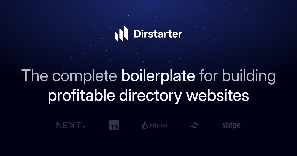 Dirstarter - Product Image