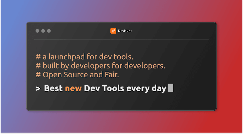 Dev Hunt - Product Image