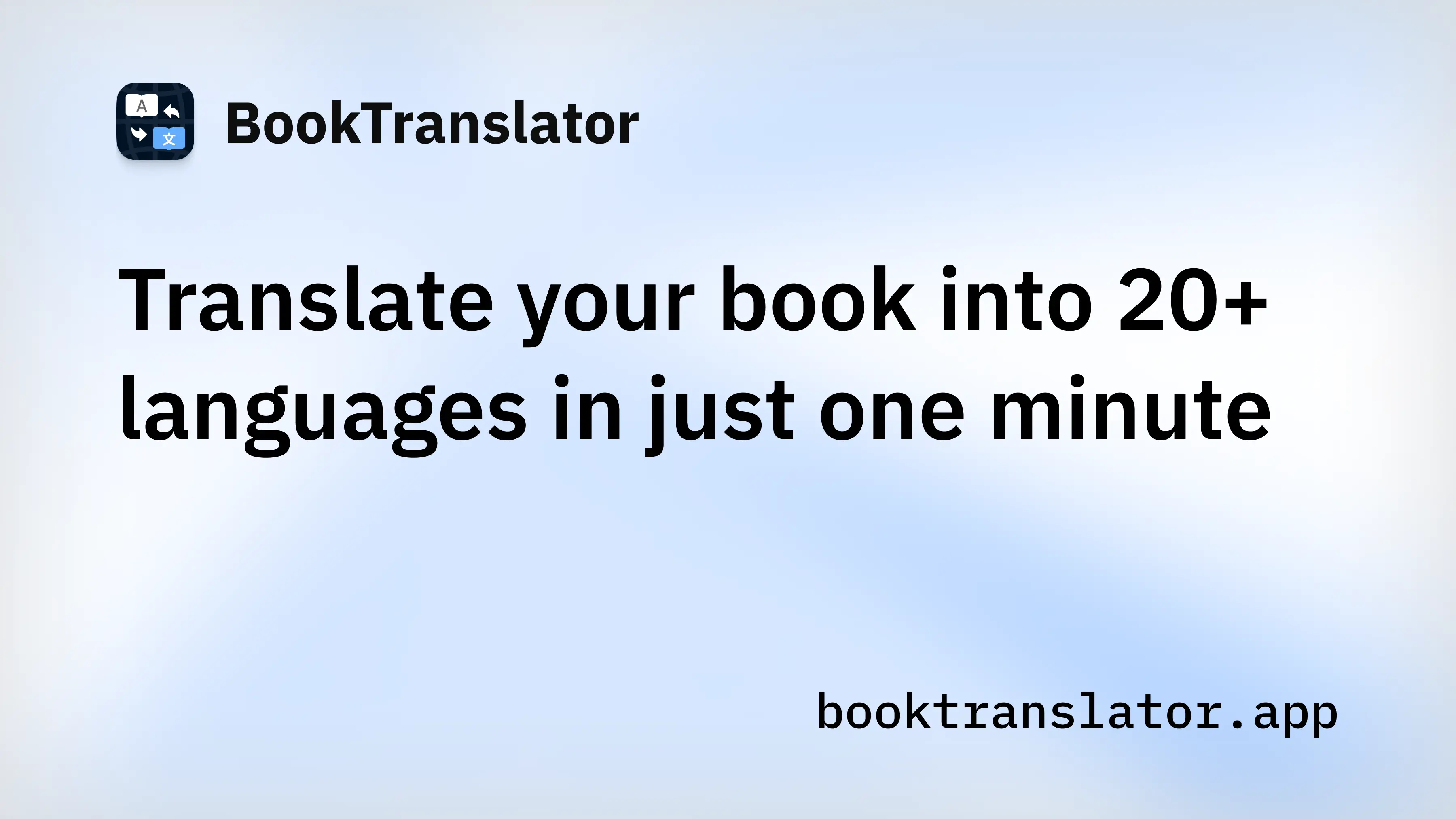 BookTranslator - Product Image