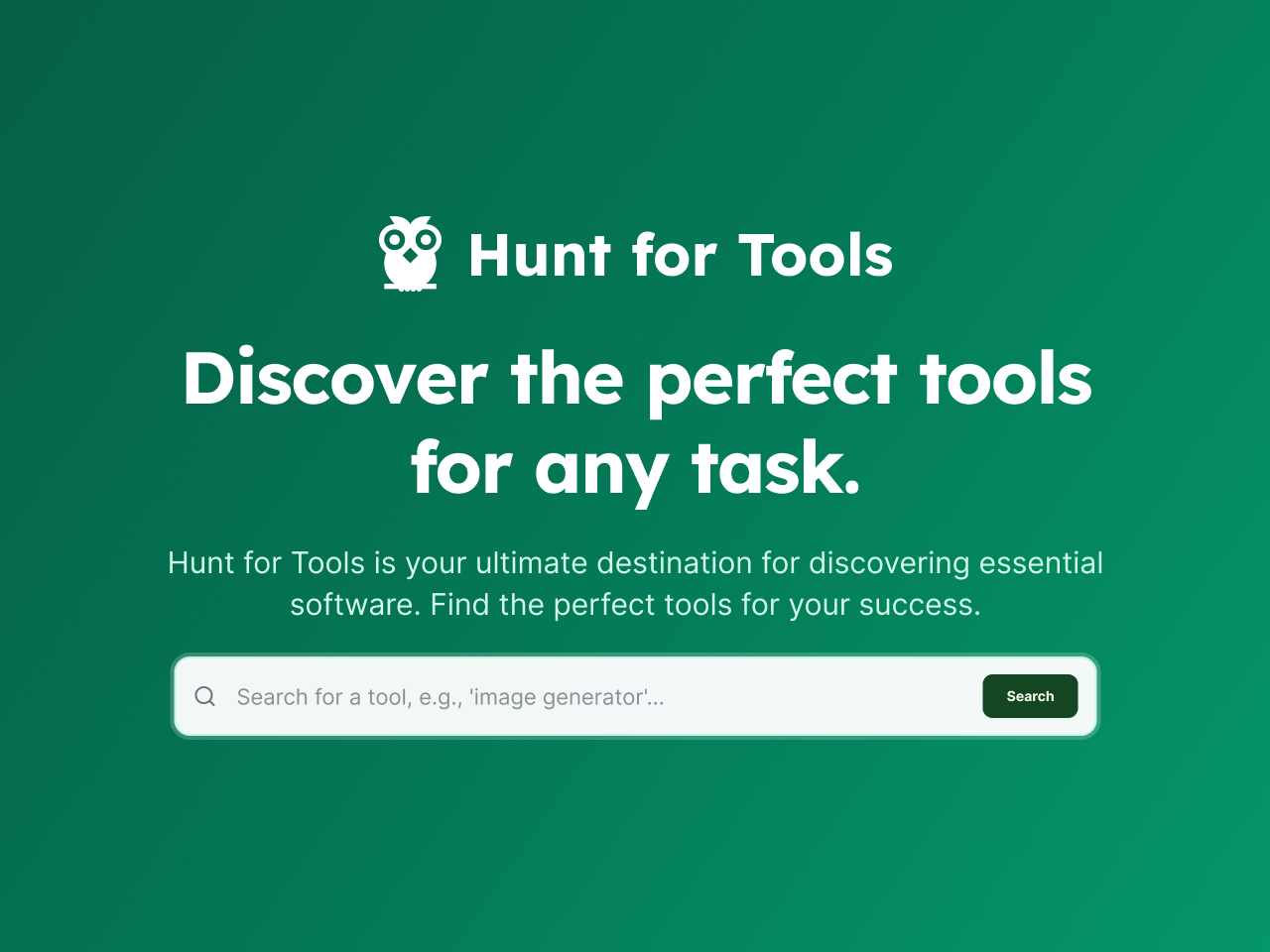 Hunt for Tools - Product Image