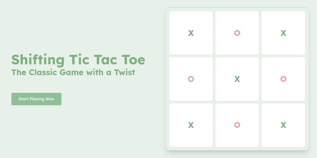 Shifting Tic Tac Toe - Product Image