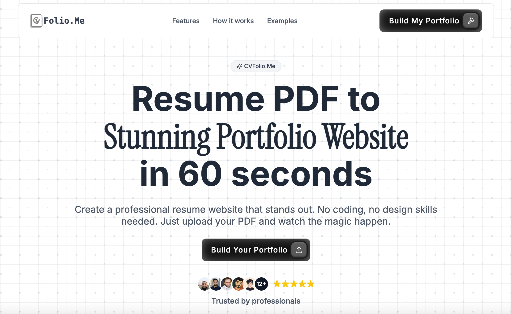 CVFolio - Product Image