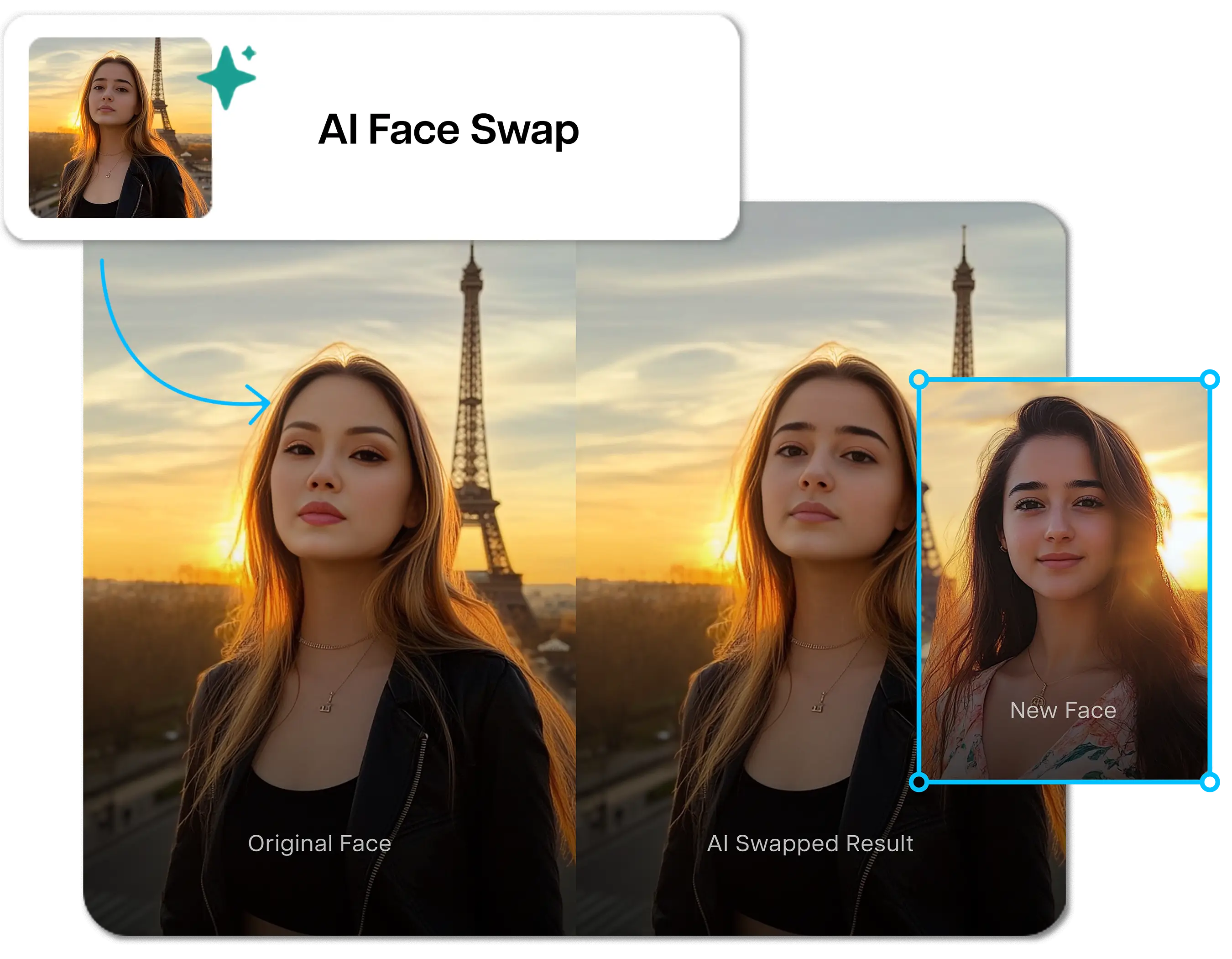 FreePixel AI Face Swapper product screenshot