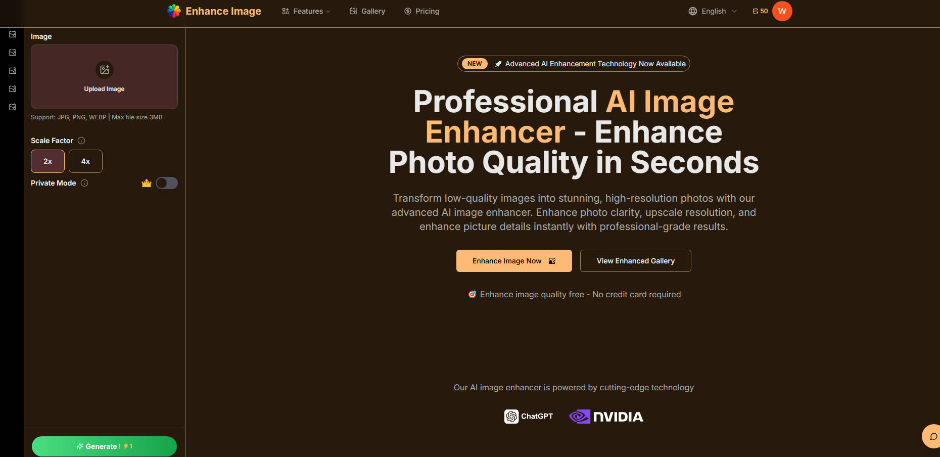 Enhance Image product screenshot