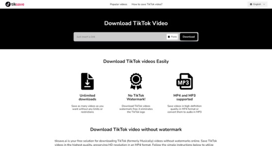 Tiksave.ai product screenshot