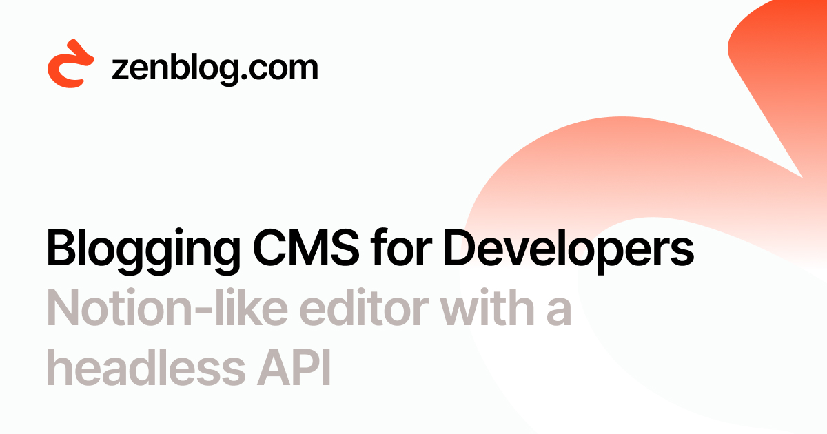 Zenblog CMS - Product Image