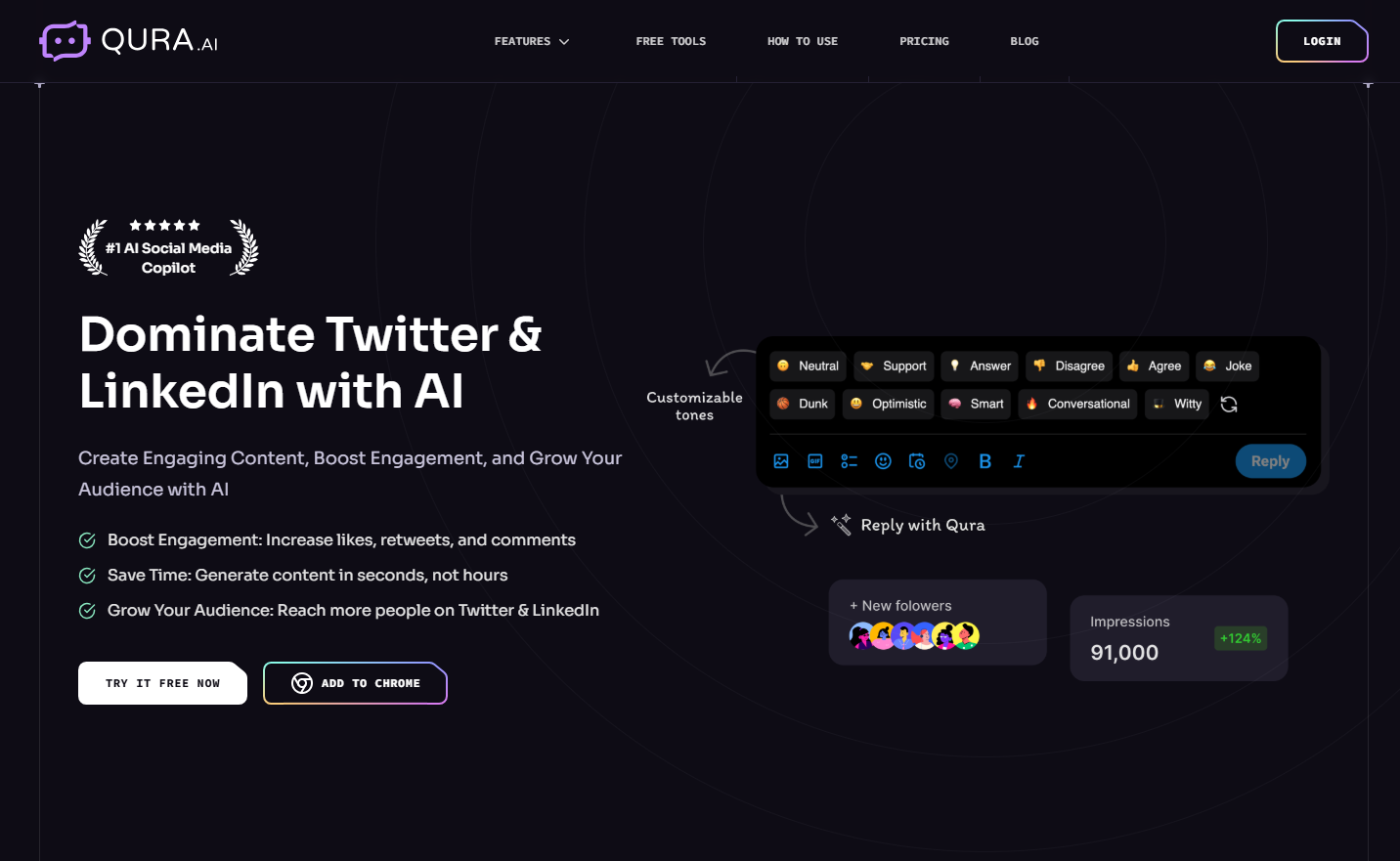 Qura AI product screenshot