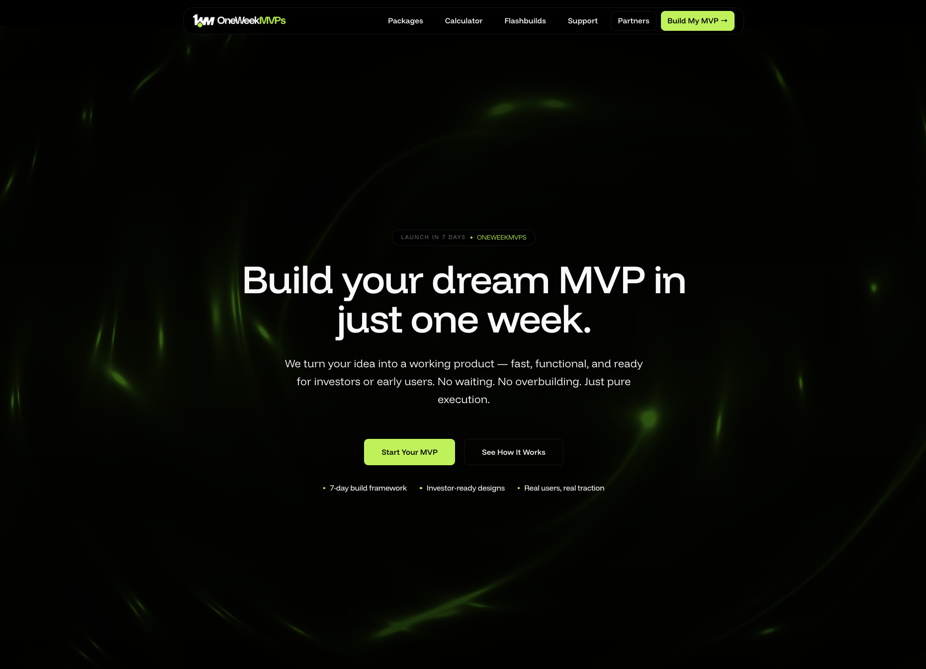 OneWeekMVPs product screenshot