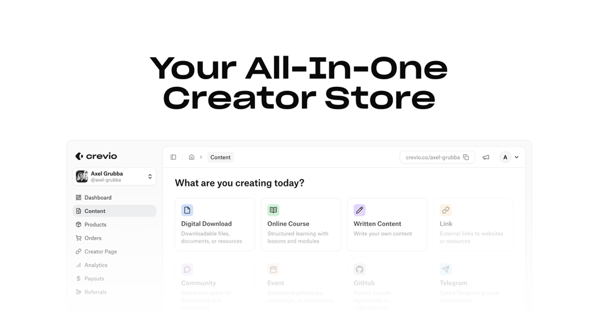 Crevio - Product Image