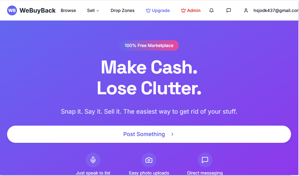 WeBuyBack product screenshot