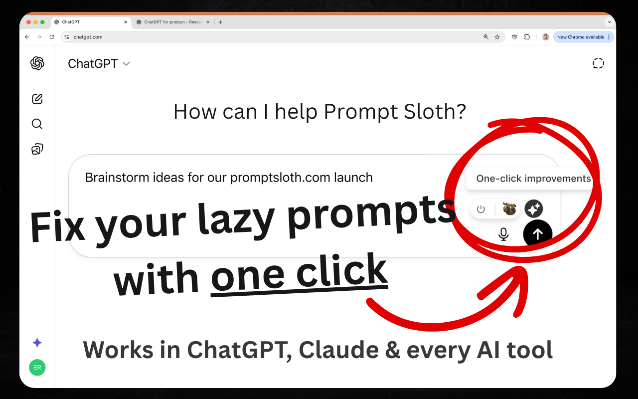 Prompt Sloth product screenshot