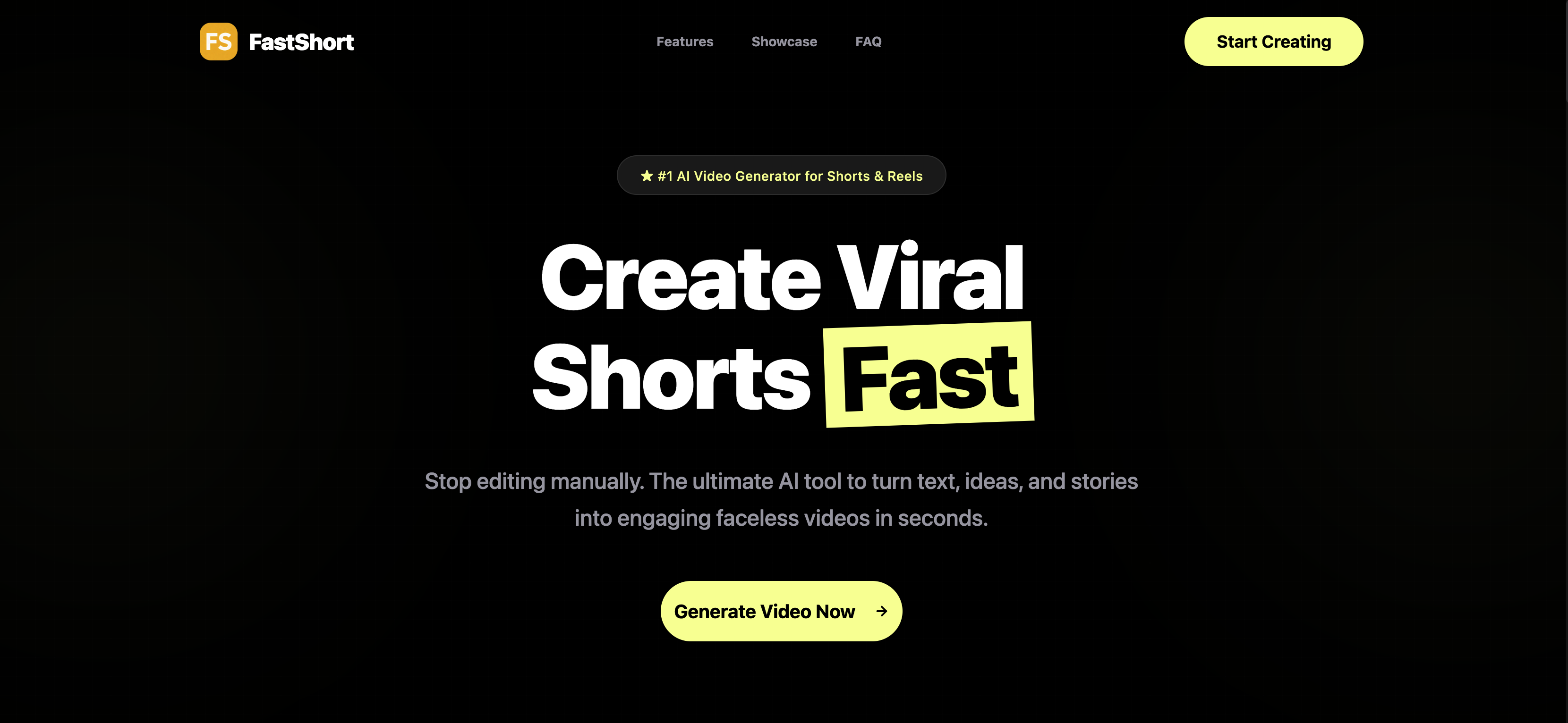 FastShort AI product screenshot