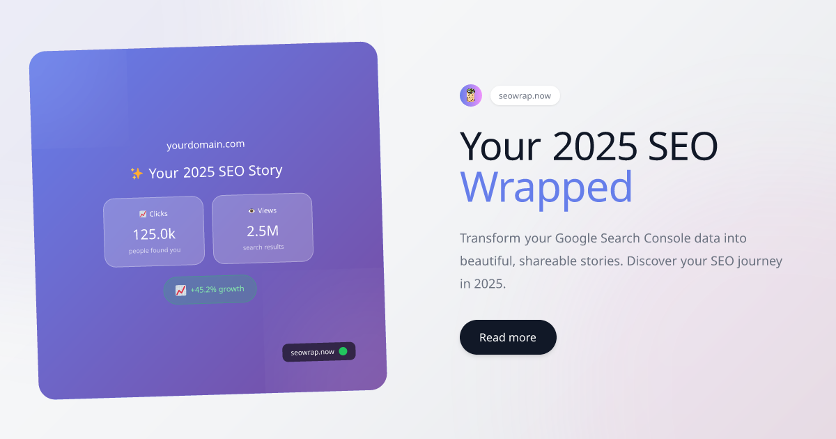 SEOWRAP product screenshot