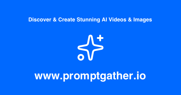 Thousands of hand-picked video and image prompts product screenshot