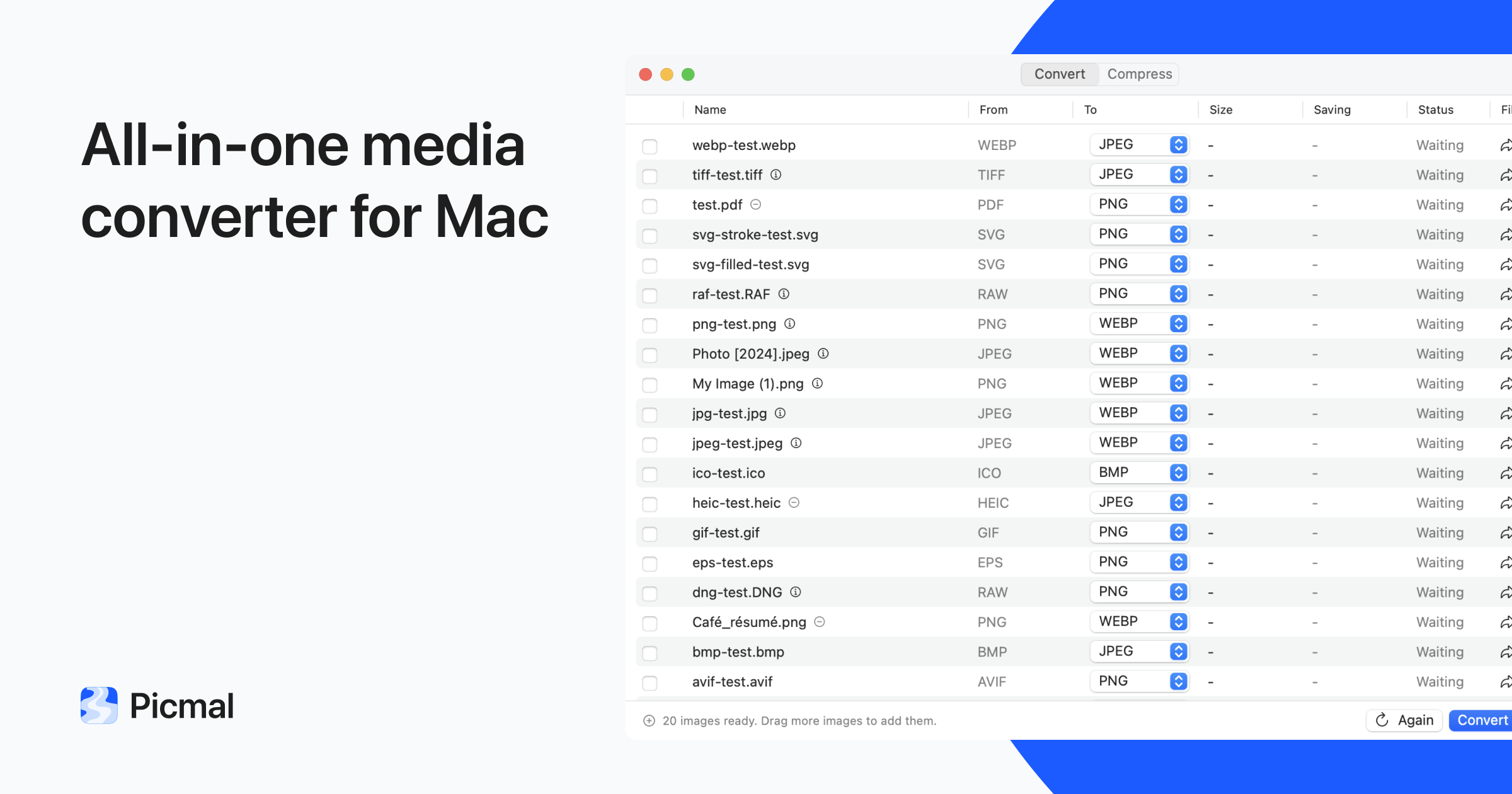 Picmal product screenshot