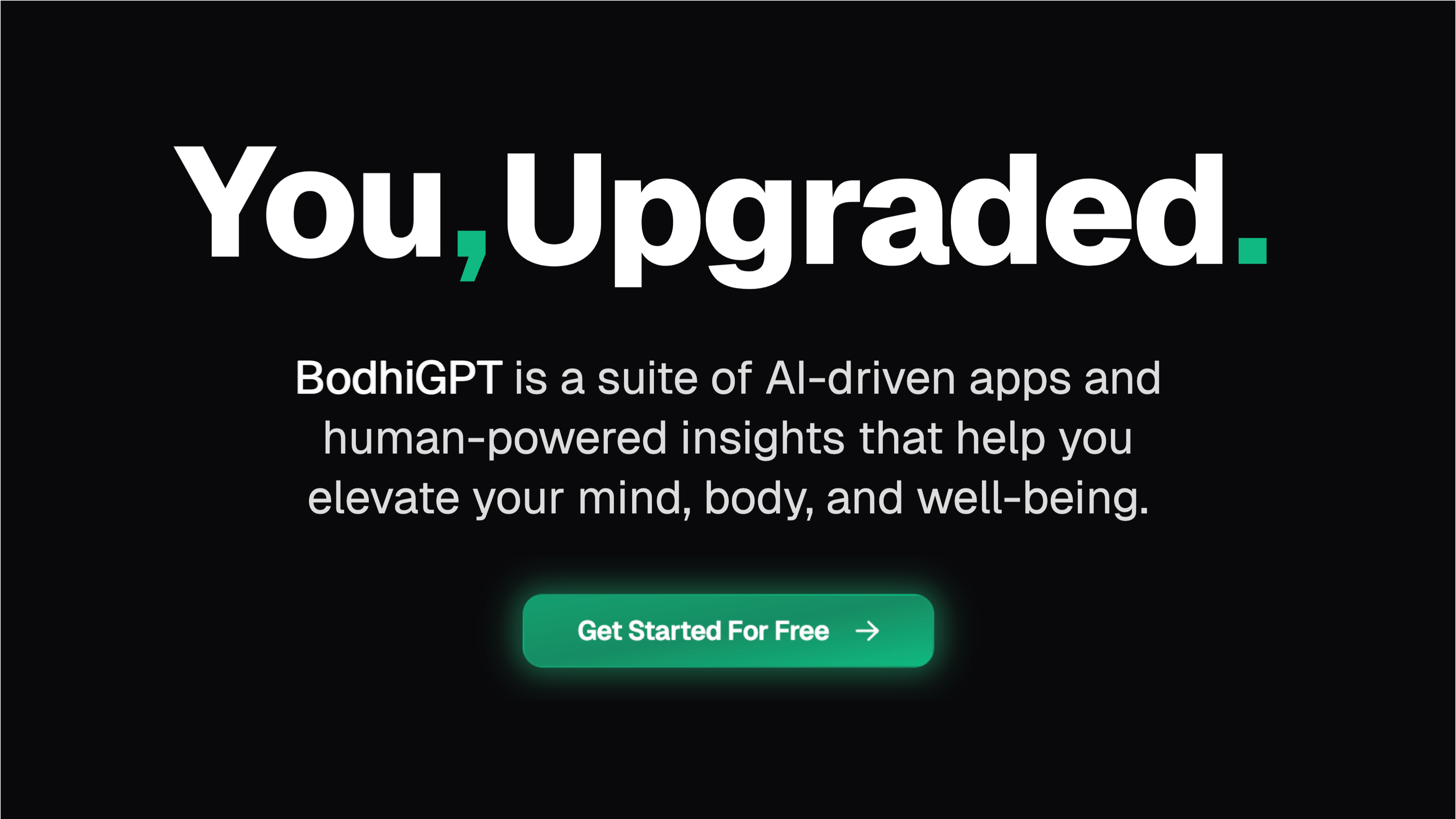 BodhiGPT product screenshot