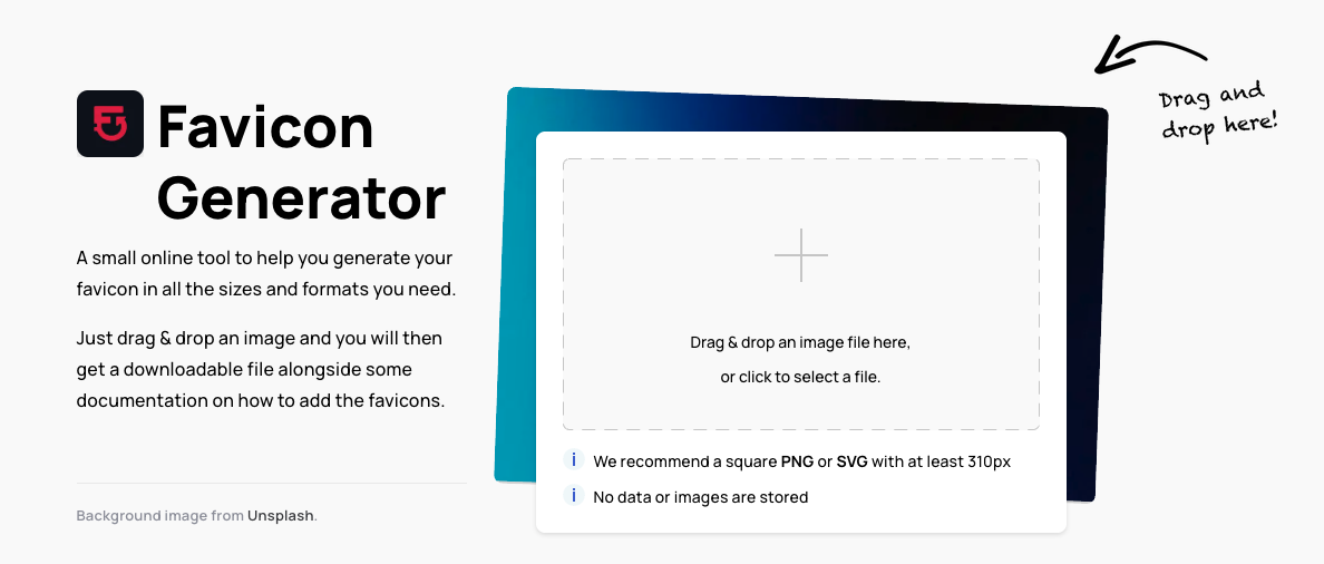 Favicon Generator product screenshot