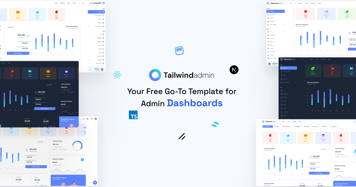 Tailwindadmin product screenshot