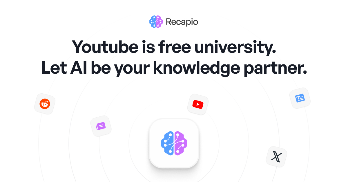 Recapio product screenshot