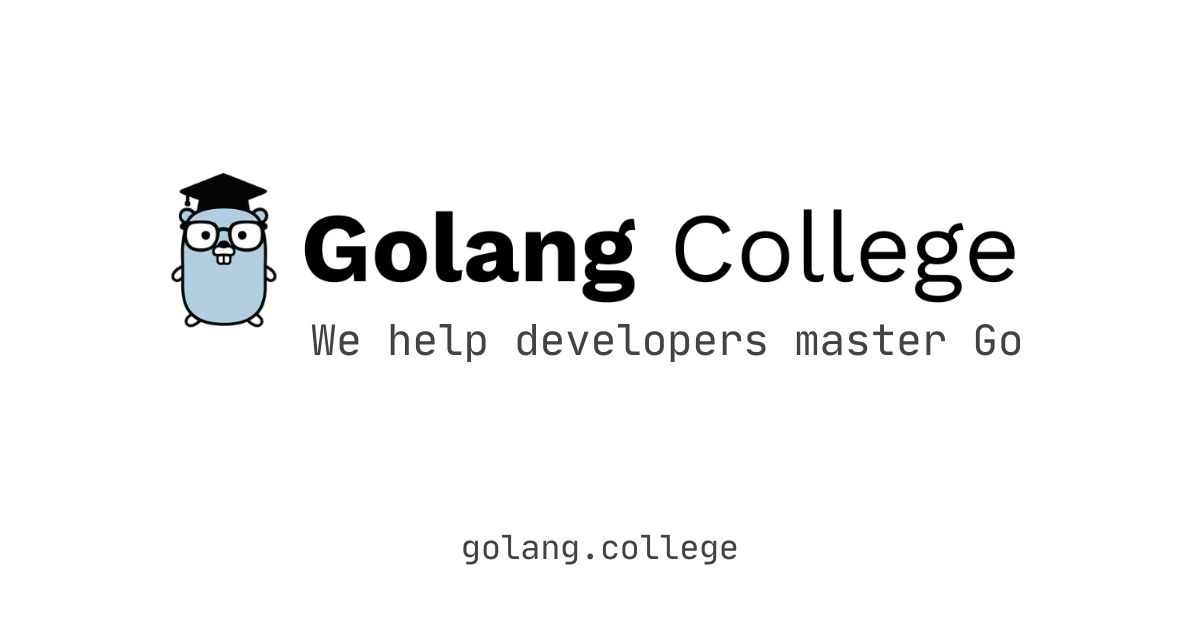 Golang College product screenshot