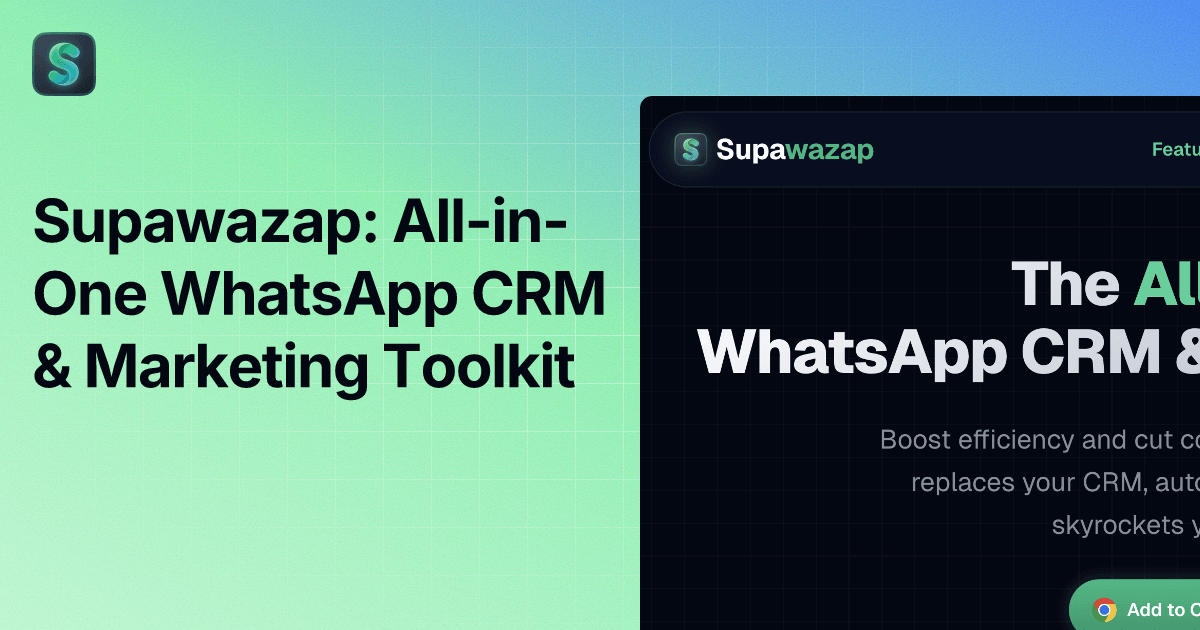 Supawazap product screenshot