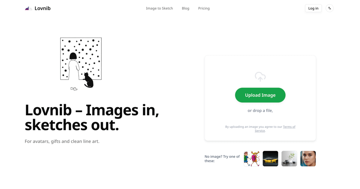 Lovnib product screenshot