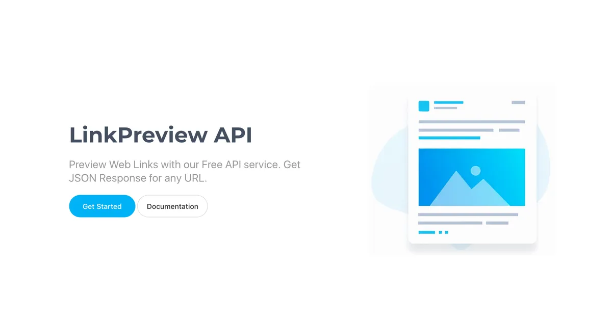 LinkPreview API product screenshot