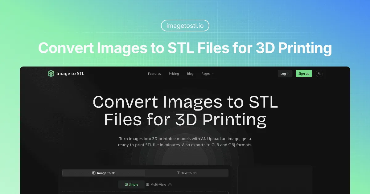 Image to STL product screenshot