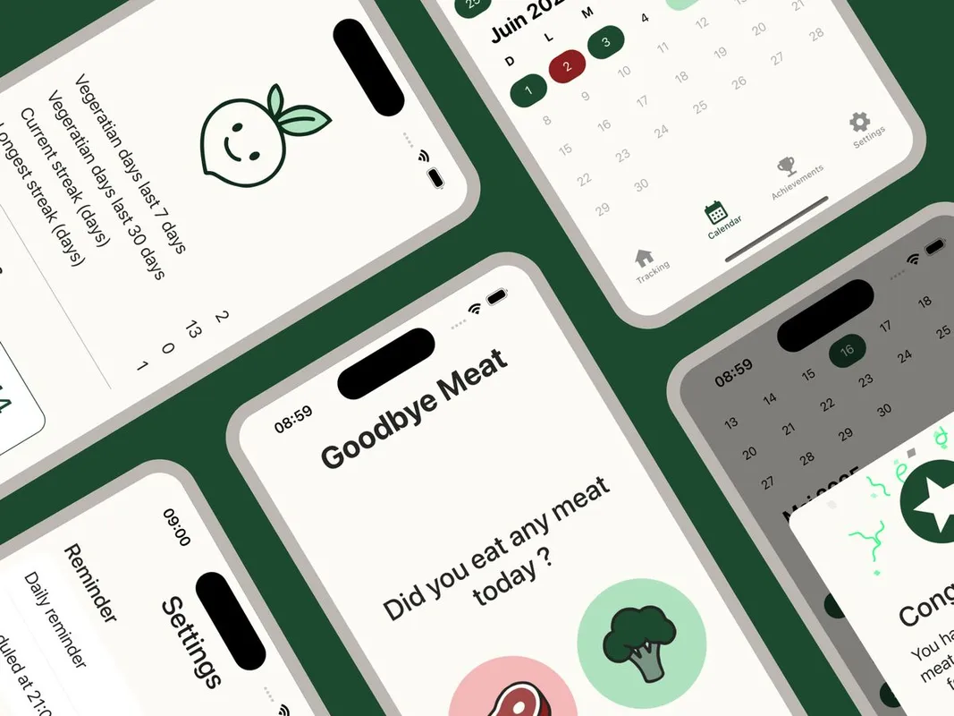 Goodbye Meat App product screenshot