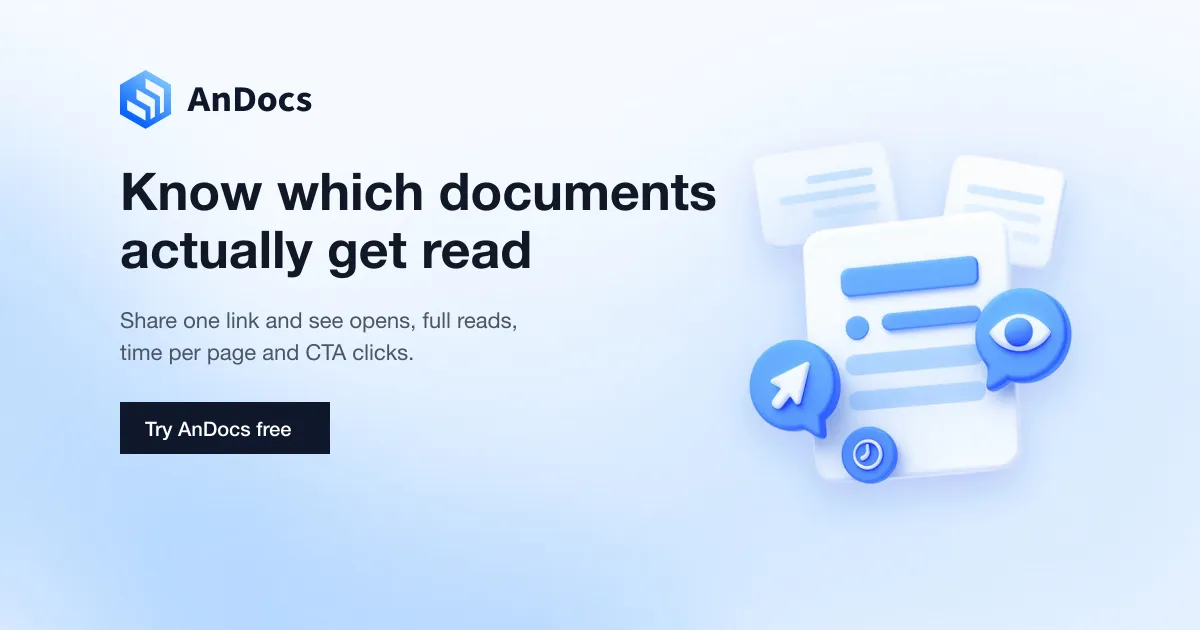 AnDocs product screenshot