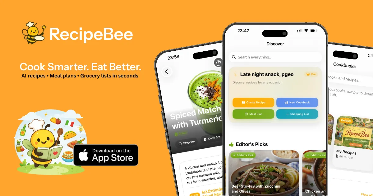 RecipeBee - Recipes & Meal Planner product screenshot