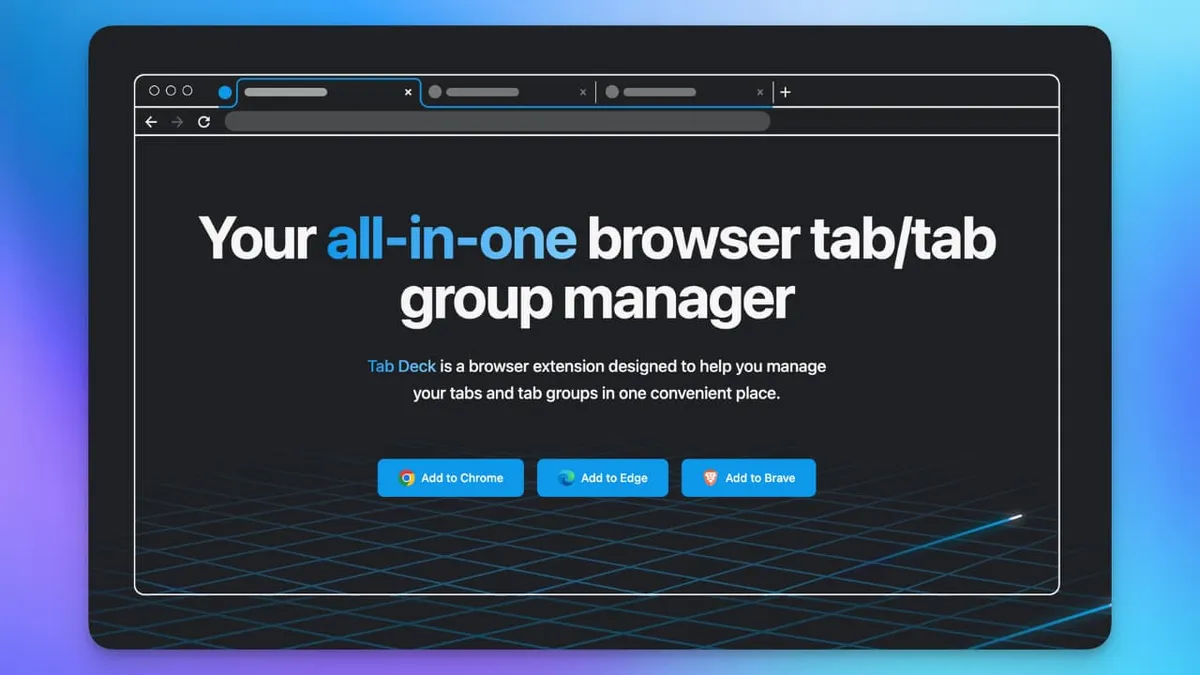 Tab Deck product screenshot