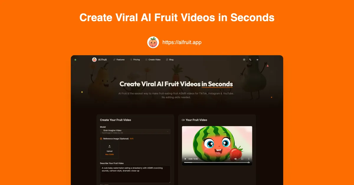 AI Fruit product screenshot