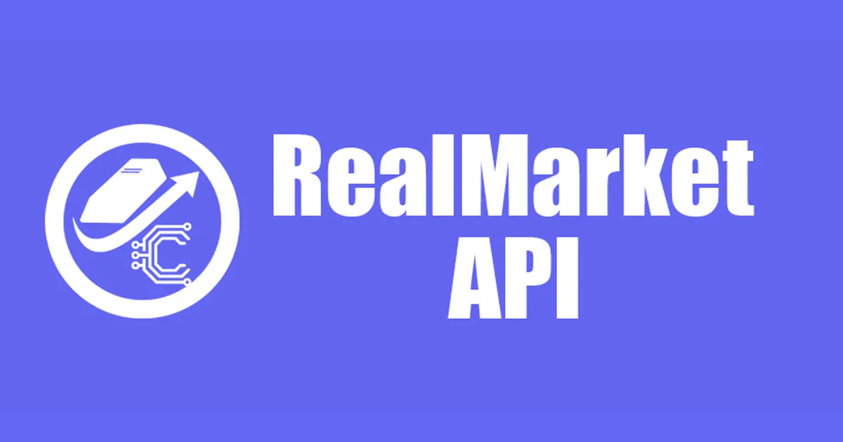 RealMarketAPI product screenshot