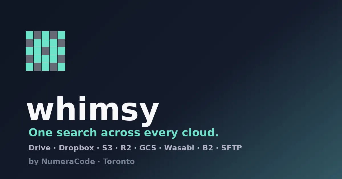 Whimsy product screenshot