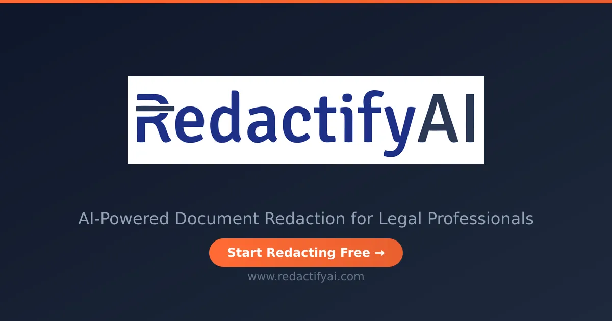 RedactifyAI product screenshot