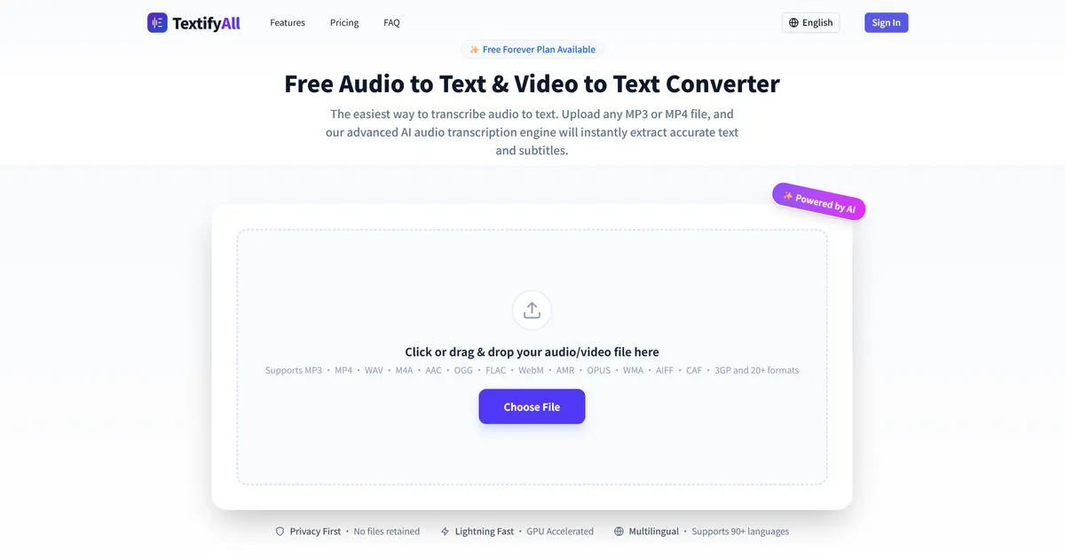 TextifyALL product screenshot