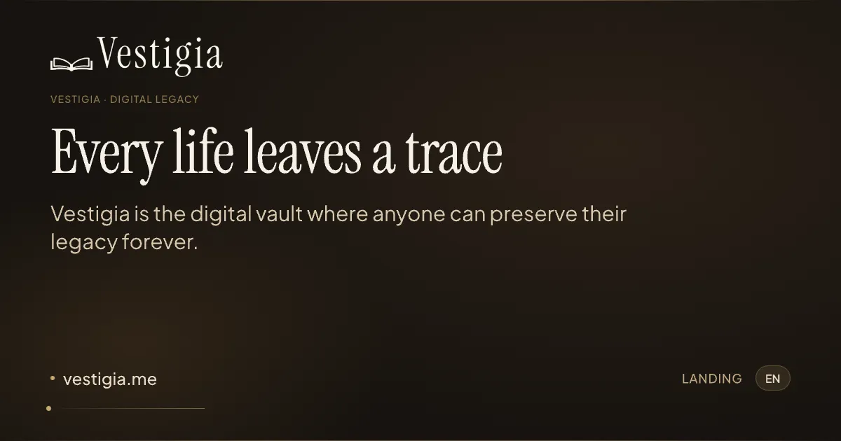 Vestigia product screenshot