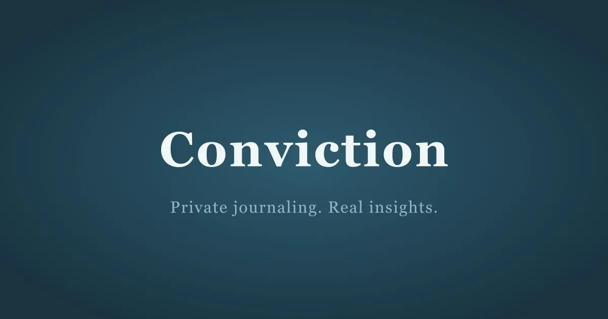 Conviction product screenshot