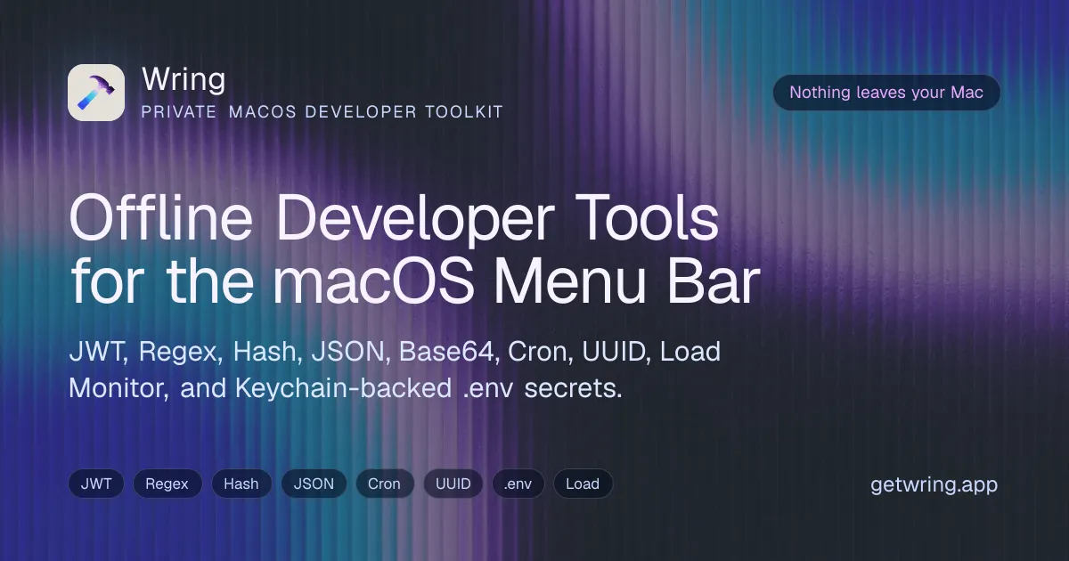 Wring product screenshot