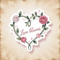 heart font logo