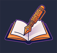 AI Fiction Book Writer Logo