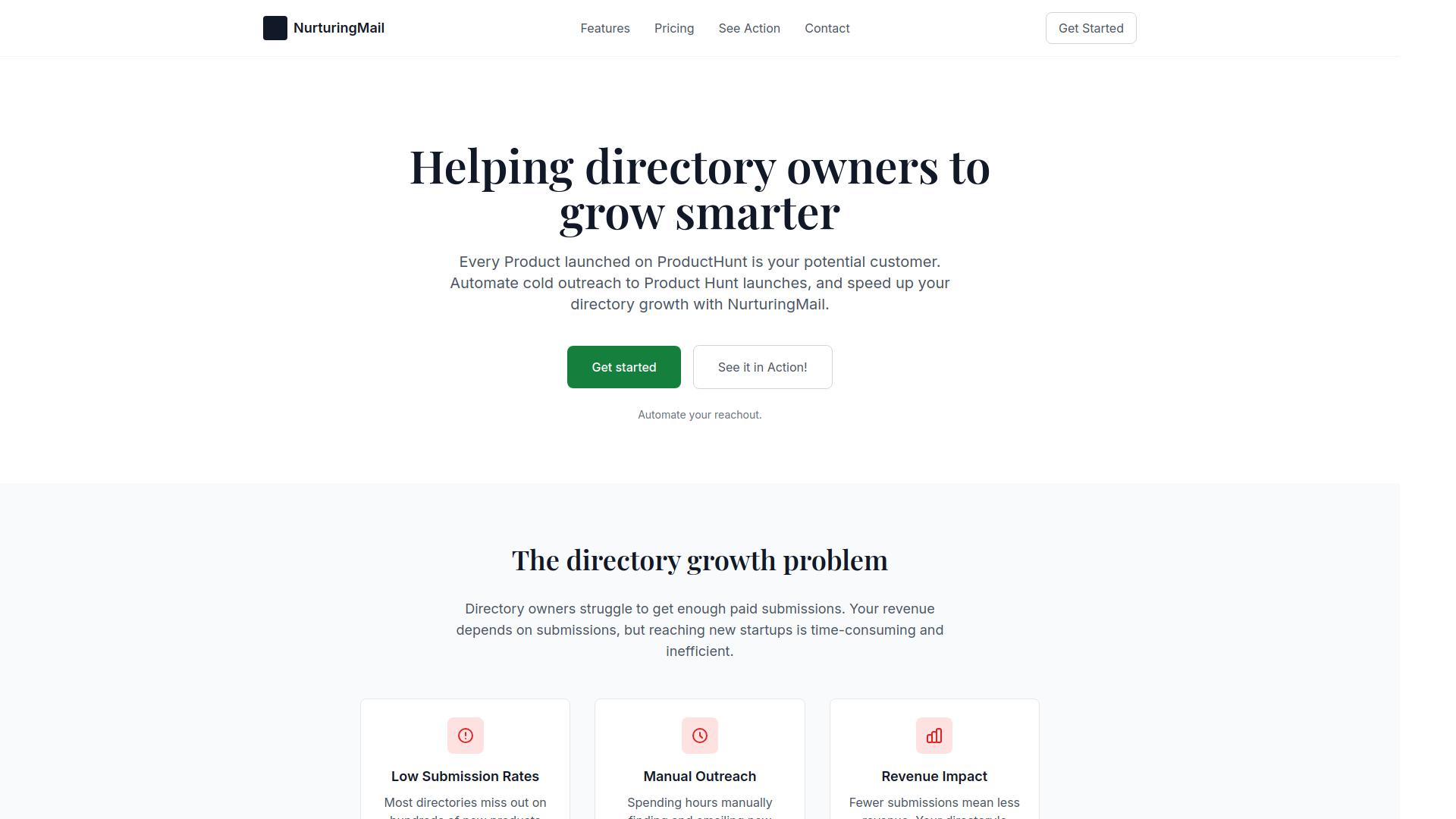 NurturingMail - Product Image