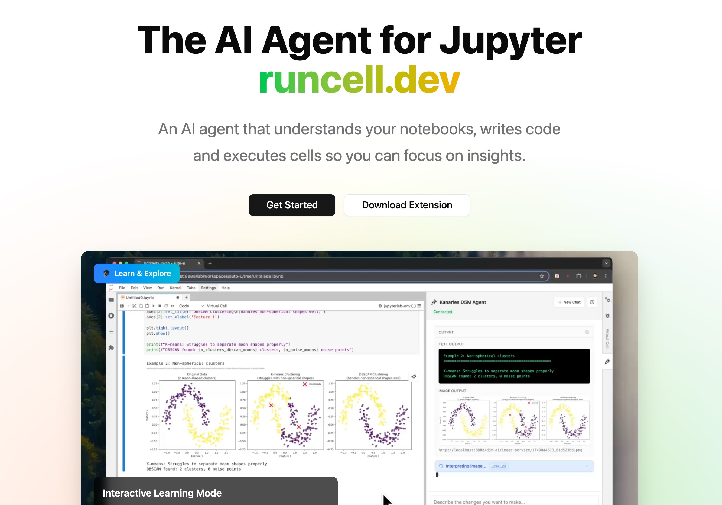 Runcell - Autonomous AI Agent for Jupyter Lab - Product Image