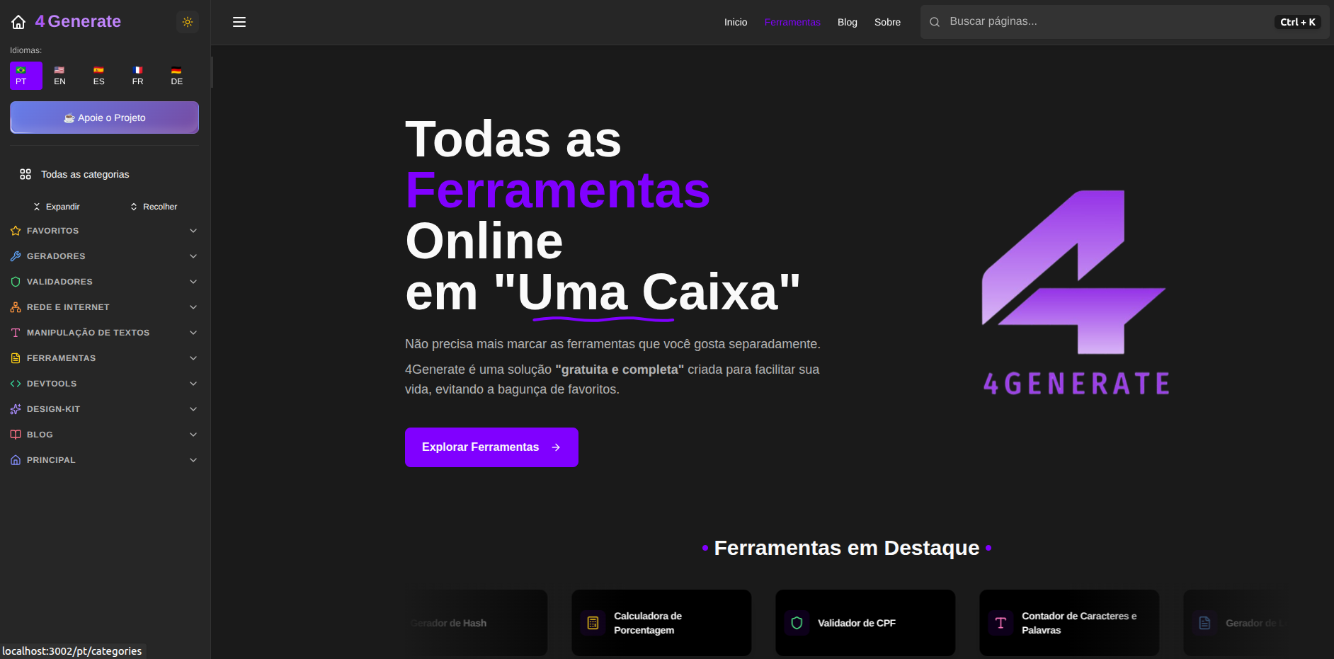 4Generate product screenshot